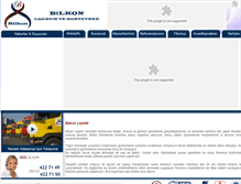 Tablet Screenshot of bilkonlojistik.com